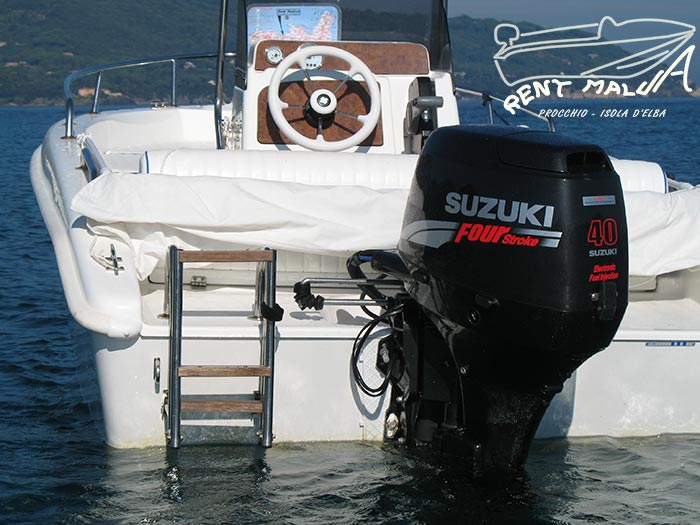 Arkos 487 Open mit Suzuki 40 hp